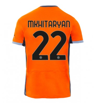 Maillot de foot Inter Milan Henrikh Mkhitaryan #22 Troisième 2023-24 Manches Courte
